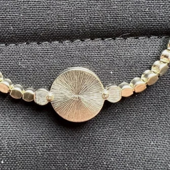 100% Authentic CHANEL 2021 Gold CC Pendants Crystal Choker Necklace/GORGEOUS! - Picture 5 of 6